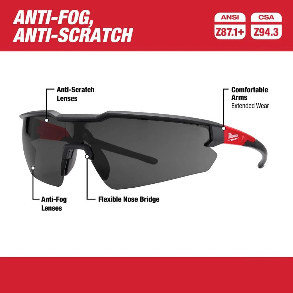 Milwaukee 48-73-2005A Occhiali Sicurezza Protezione Occhi Cantiere Antigraffio