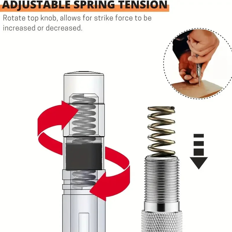 Punzone Automatico per Metallo e Legno - Centratore Professionale