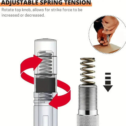 Punzone Automatico per Metallo e Legno - Centratore Professionale