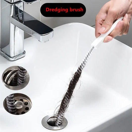 Spazzola sturalavandini flessibile scarichi cucina bagno - rimuove capelli