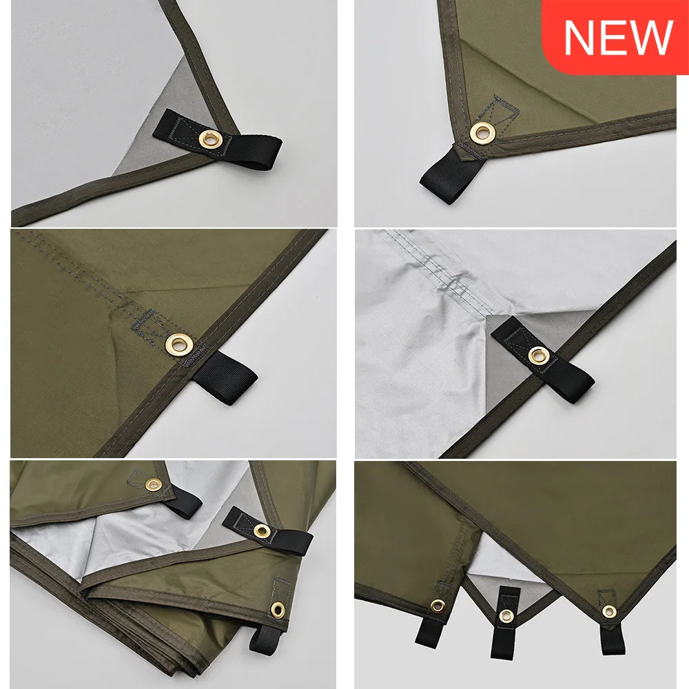 Telo Tarp Impermeabile Ultralight Tendalino Campeggio Trekking Spiaggia