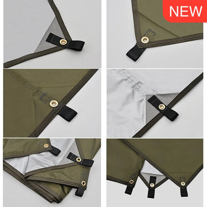 Telo Tarp Impermeabile Ultralight Tendalino Campeggio Trekking Spiaggia