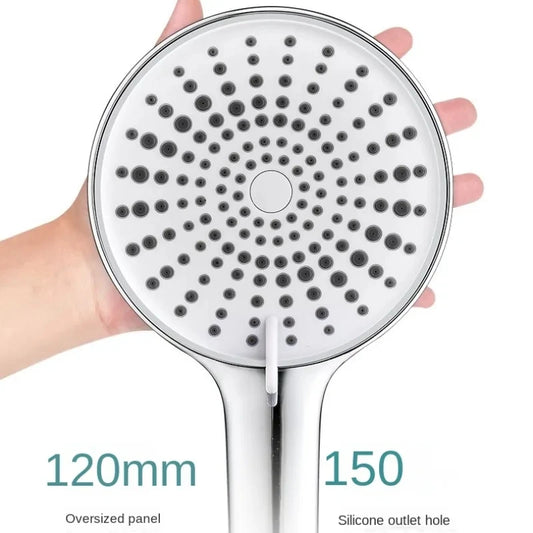 Soffione Doccia Portatile 12 cm 3 Funzioni Risparmio Acqua Doccetta