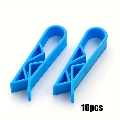 10 Pezzi Clip Ferma Sacco per Pattumiera/Bidone Antiscivolo Molletta Laterale