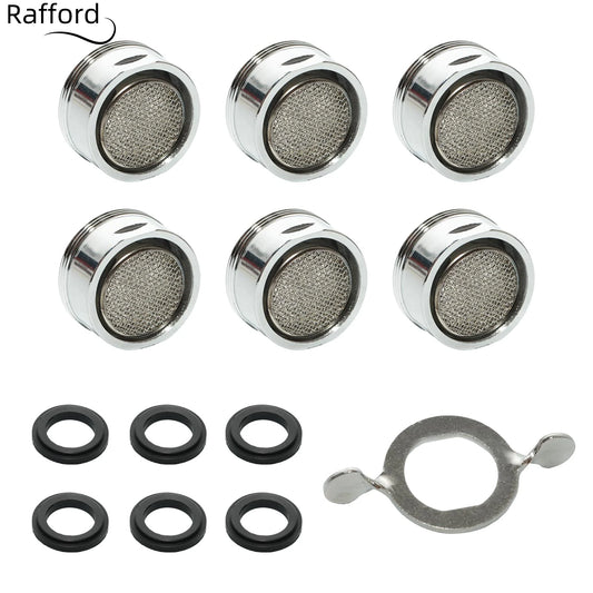 Ricambio Aeratore Rubinetto 24mm (15/16'') Set 7pz Ottone Cucina/Bagno