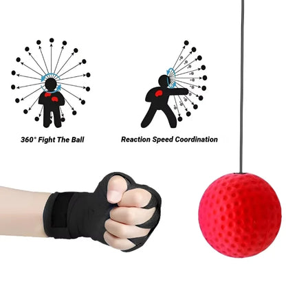 Palla Reflex da Testa in PU - Speedball Allenamento Riflessi Boxe MMA Muay Thai