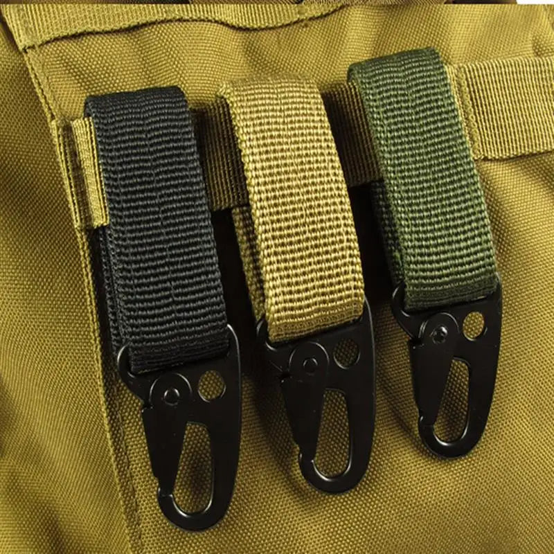 Moschettone Nylon Resistente Portachiavi per Zaino MOLLE Camping Escursionismo