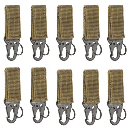 Moschettone Nylon Resistente Portachiavi per Zaino MOLLE Camping Escursionismo