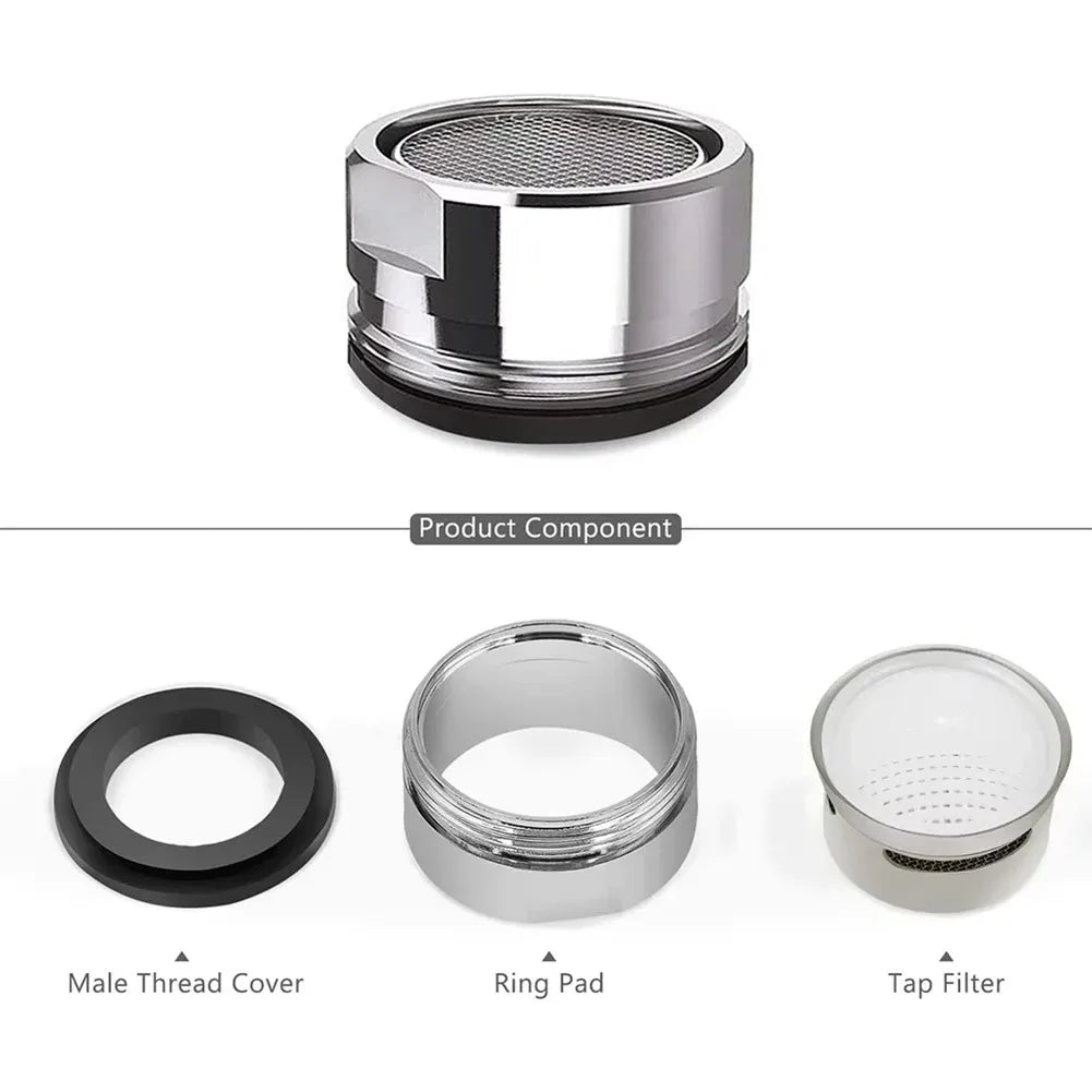 3pz Aeratori/Filtro Rubinetto M24 24mm Ricambio Risparmio Acqua per Lavabo