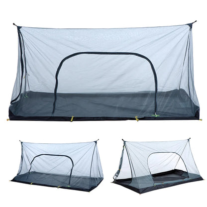 Tenda zanzariera ultraleggera pieghevole portatile per camping anti-insetti