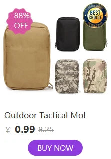 Moschettone Nylon Resistente Portachiavi per Zaino MOLLE Camping Escursionismo