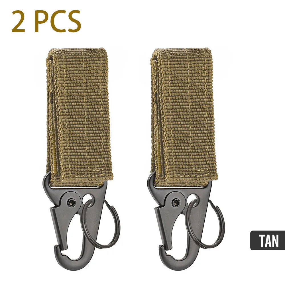 Moschettone Nylon Resistente Portachiavi per Zaino MOLLE Camping Escursionismo