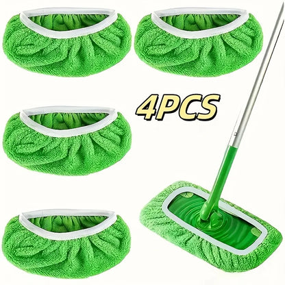 4 Panni Microfibra Lavapavimenti Ricambi Lavabili Assorbenti Universali per mop