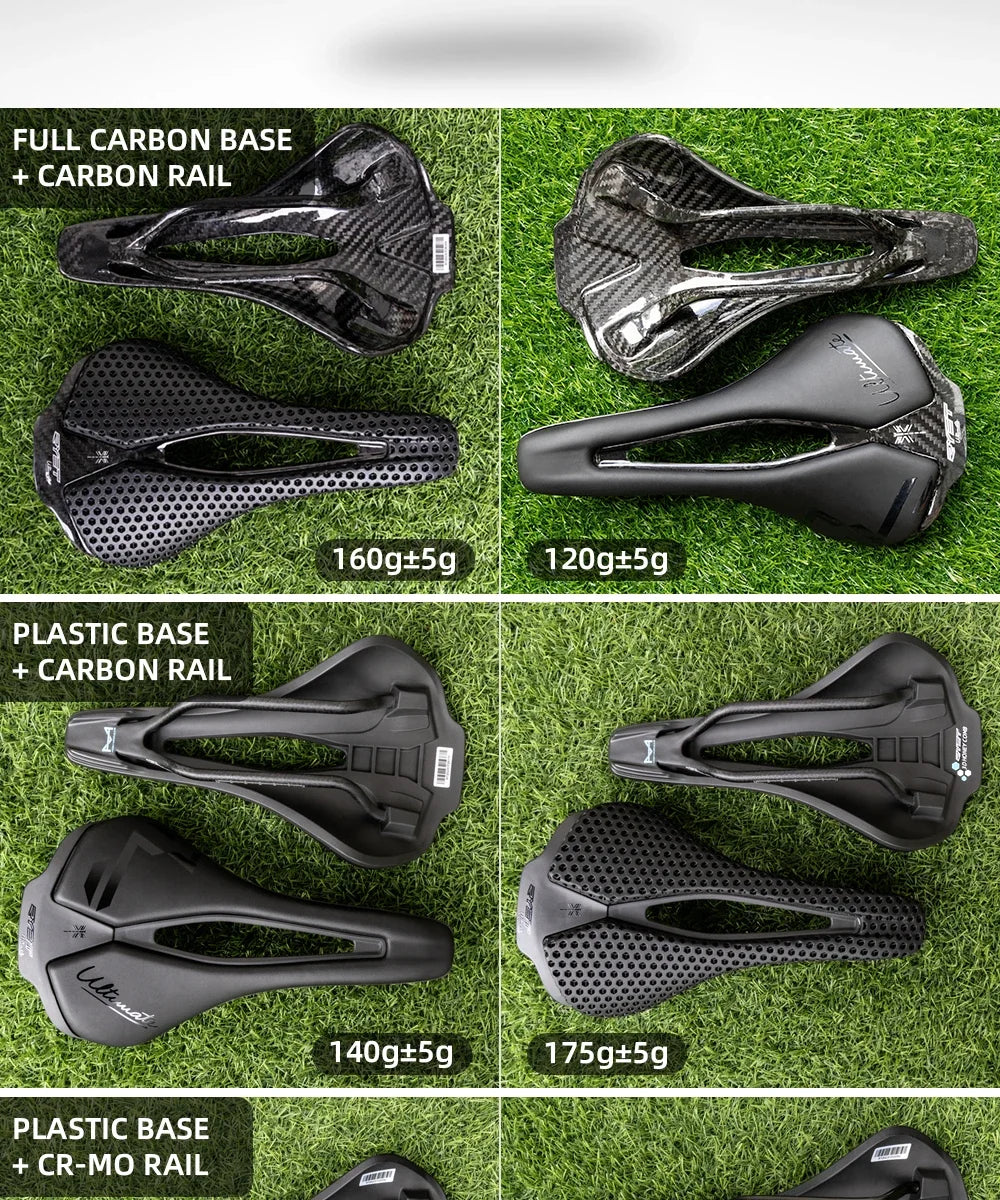 Sella bici RYET 3D Carbonio 120g 250x140mm MTB Gravel Road