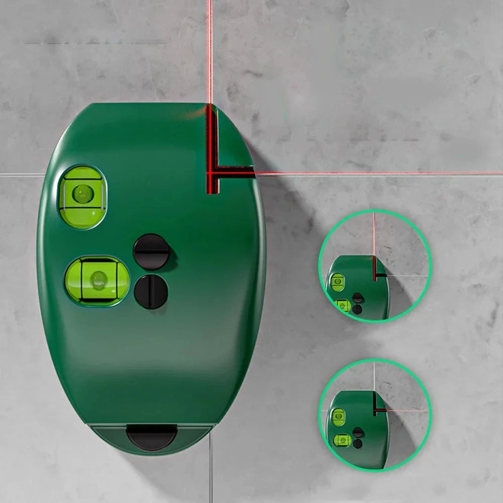 Livello Laser 90° Autolivellante Portatile Infrarossi Alta Precisione Batteria