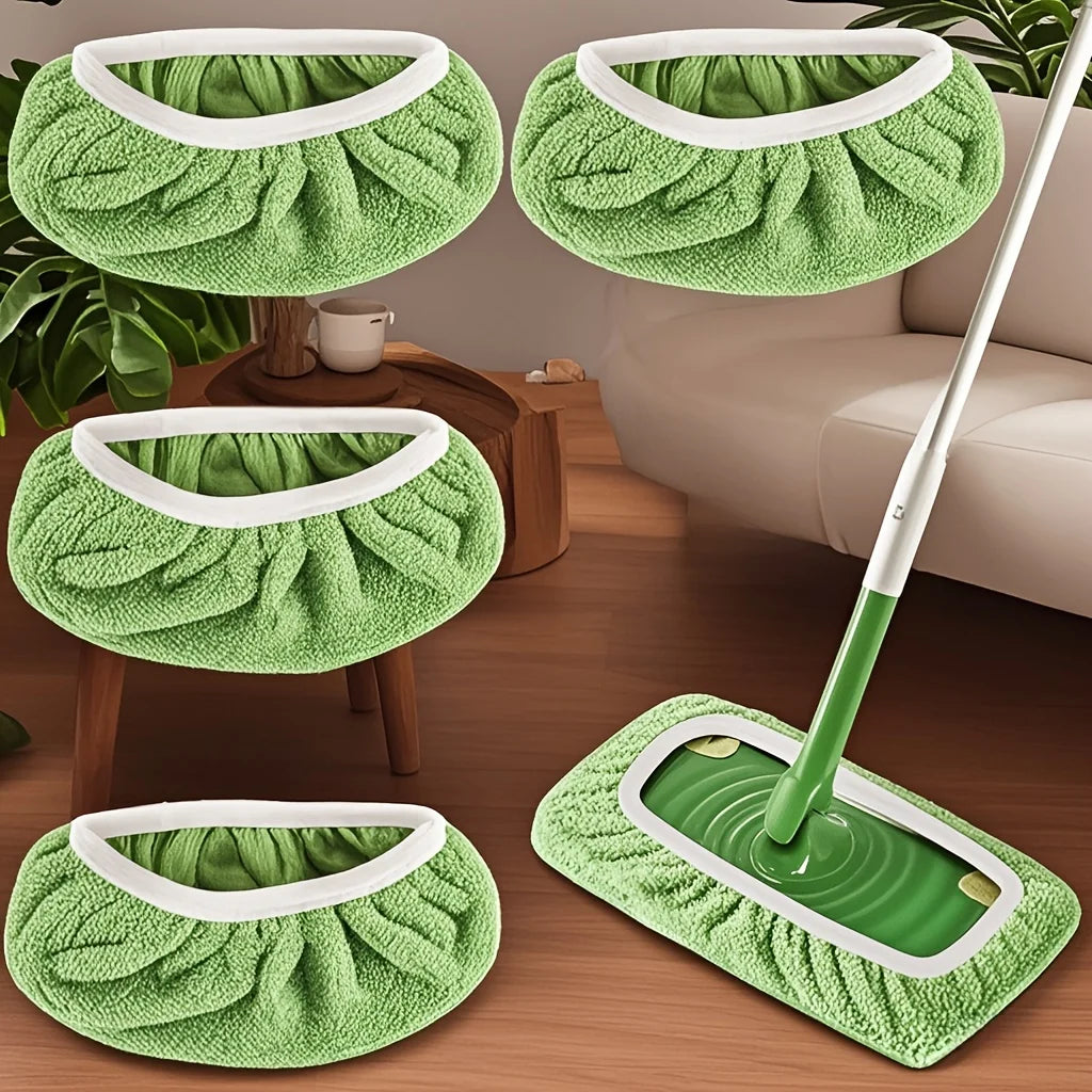 4 Panni Microfibra Lavapavimenti Ricambi Lavabili Assorbenti Universali per mop