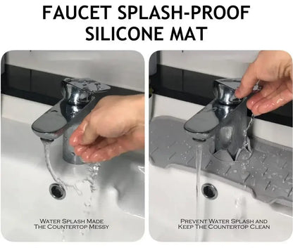 Porta spugna silicone antigoccia per lavello cucina - tappetino paraschizzi