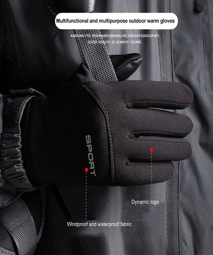 Guanti Touchscreen Invernali Uomo Donna Termici Antivento Antiscivolo Ciclismo