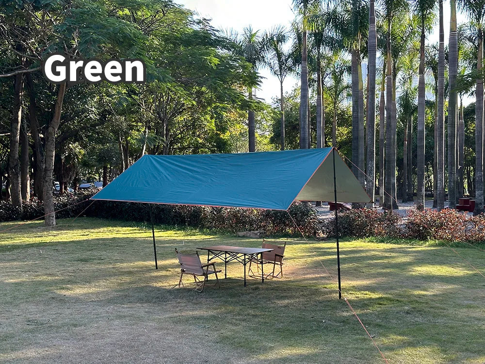 Telo Tarp Impermeabile Ultralight Tendalino Campeggio Trekking Spiaggia
