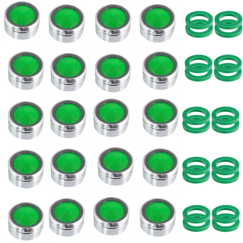 20pz Aeratore per Rubinetto Universale Ricambio Antischizzo Risparmio Acqua