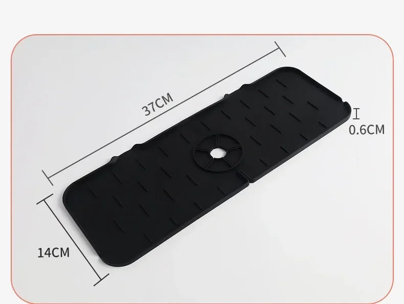 Porta spugna silicone antigoccia per lavello cucina - tappetino paraschizzi