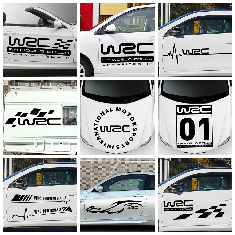 Adesivi Auto WRC USSR in Vinile - Kit Sticker Rally Tuning Decorazione