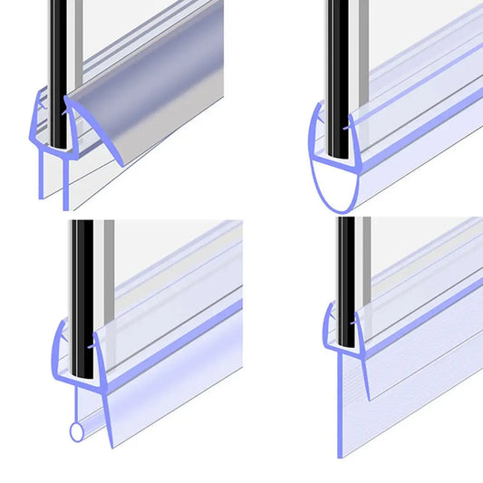 Guarnizione porta doccia per vetro 4-12mm | Profilo para acqua antigoccia