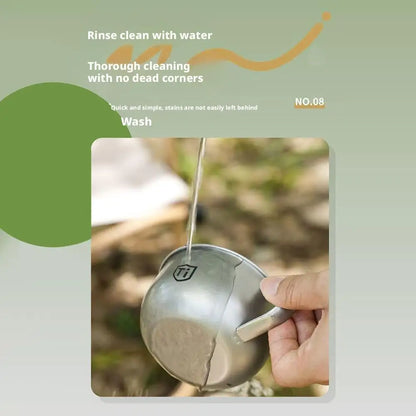 Mini tazza da campeggio portatile per caffè tè acqua 80/220 ml