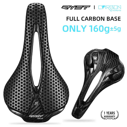 Sella bici RYET 3D Carbonio 120g 250x140mm MTB Gravel Road