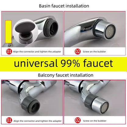 Adattatore Rubinetto Universale ABS per Purificatore Acqua Attacco Rapido