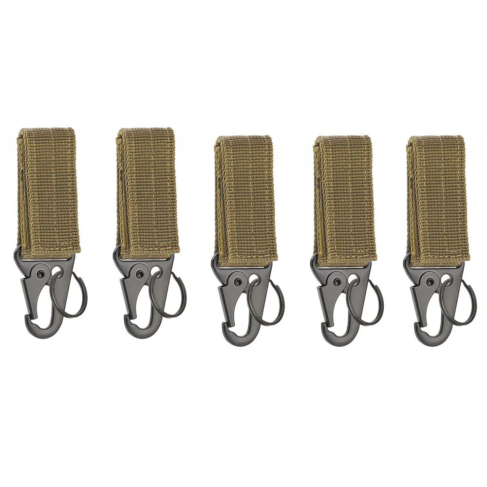 Moschettone Nylon Resistente Portachiavi per Zaino MOLLE Camping Escursionismo