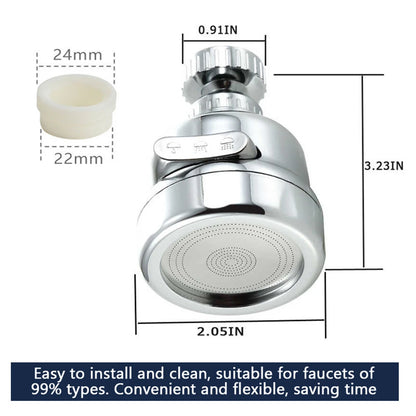 Filtro Aeratore Rubinetto Cucina Universale Girevole Regolabile Risparmio Acqua