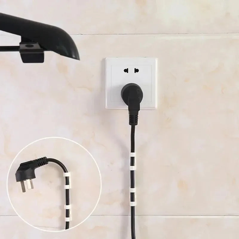 UNTIOR Clip Cavi Autoadesive 20/40 Pz Fissacavi Organizer Gestione Cavi