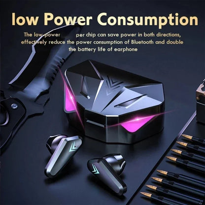 Auricolari Bluetooth TWS X15 - Cuffie Gaming con Display LED e Microfono
