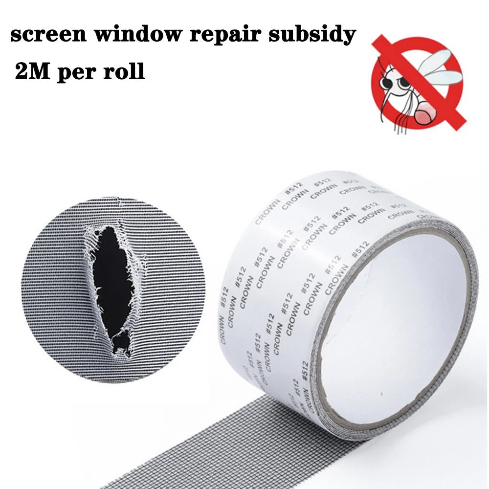 Nastro per zanzariere autoadesivo impermeabile 1pz - toppe rete anti-insetti