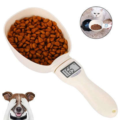 Bilancia Cucchiaio Digitale Pesa Cibo per Cani Gatti Portatile LCD