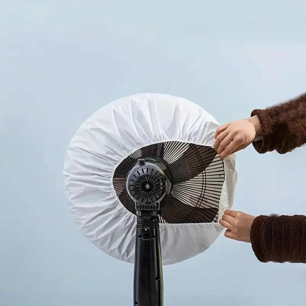 Copri ventilatore tondo impermeabile antipolvere 1 pz elastico universale