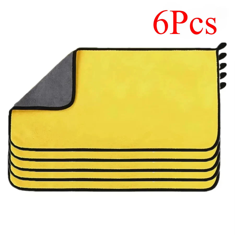 Panni microfibra auto 30x60 cm pz 1/2/3/6/10 - asciugatura rapida no pelucchi