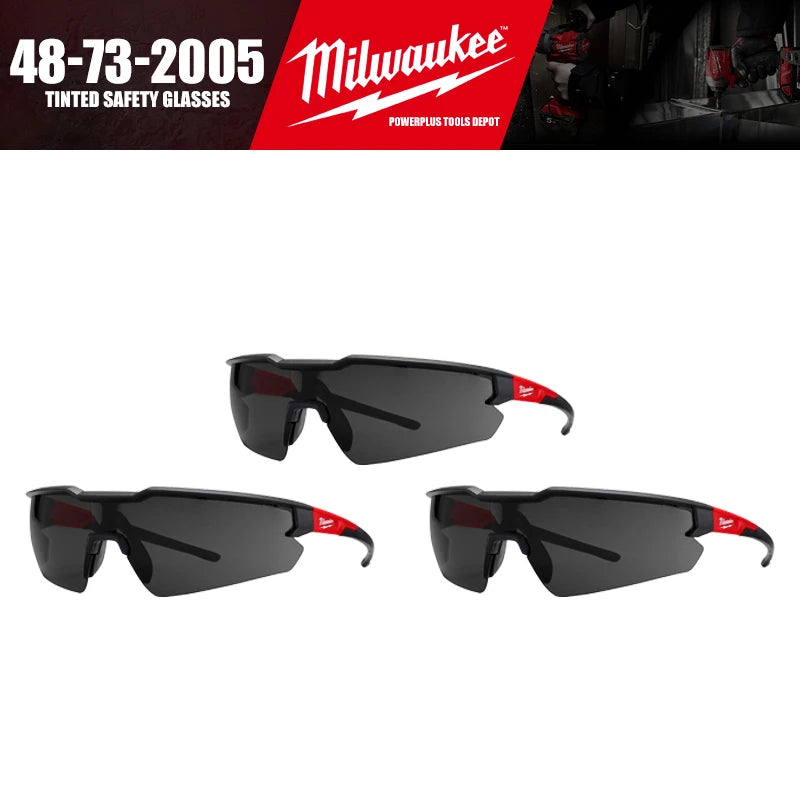Milwaukee 48-73-2005A Occhiali Sicurezza Protezione Occhi Cantiere Antigraffio