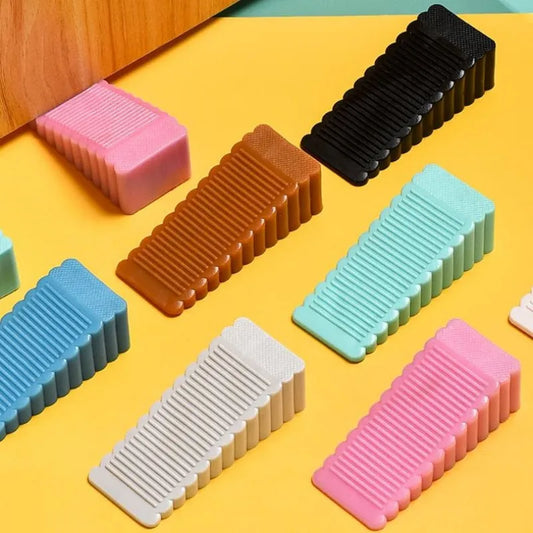 Fermaporta cuneo in silicone antiscivolo blocca porta casa ufficio