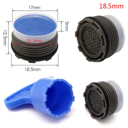 Aeratore Rubinetto Universale 16.5-24mm Risparmio Acqua con Chiave