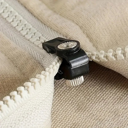 Kit Riparazione Cerniere 5pz - Tiralampo Senza Attrezzi per Borse Giacche Scarpe
