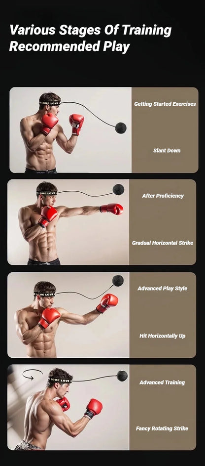 Palla Reflex da Testa in PU - Speedball Allenamento Riflessi Boxe MMA Muay Thai