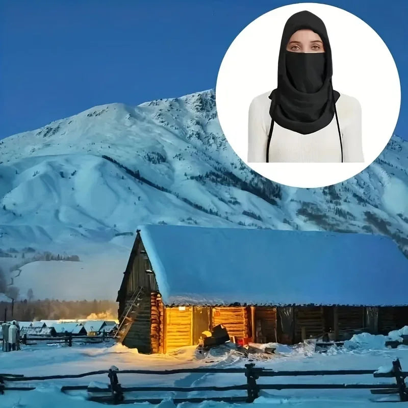 Passamontagna Balaclava Unisex Invernale Antivento con Coulisse - Moto Sci