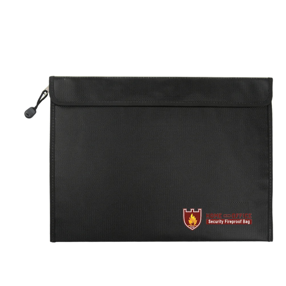Porta Documenti A4 Ignifugo Impermeabile con Zip - Custodia per Contratti