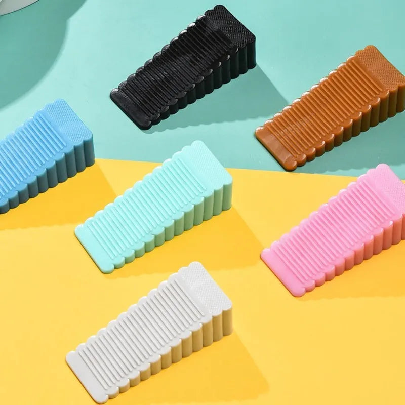 Fermaporta cuneo in silicone antiscivolo blocca porta casa ufficio