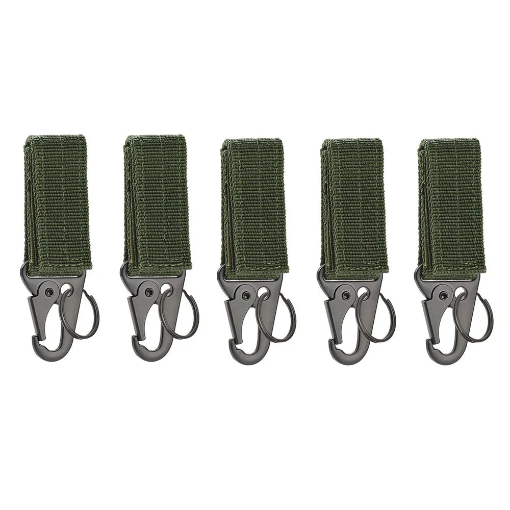 Moschettone Nylon Resistente Portachiavi per Zaino MOLLE Camping Escursionismo