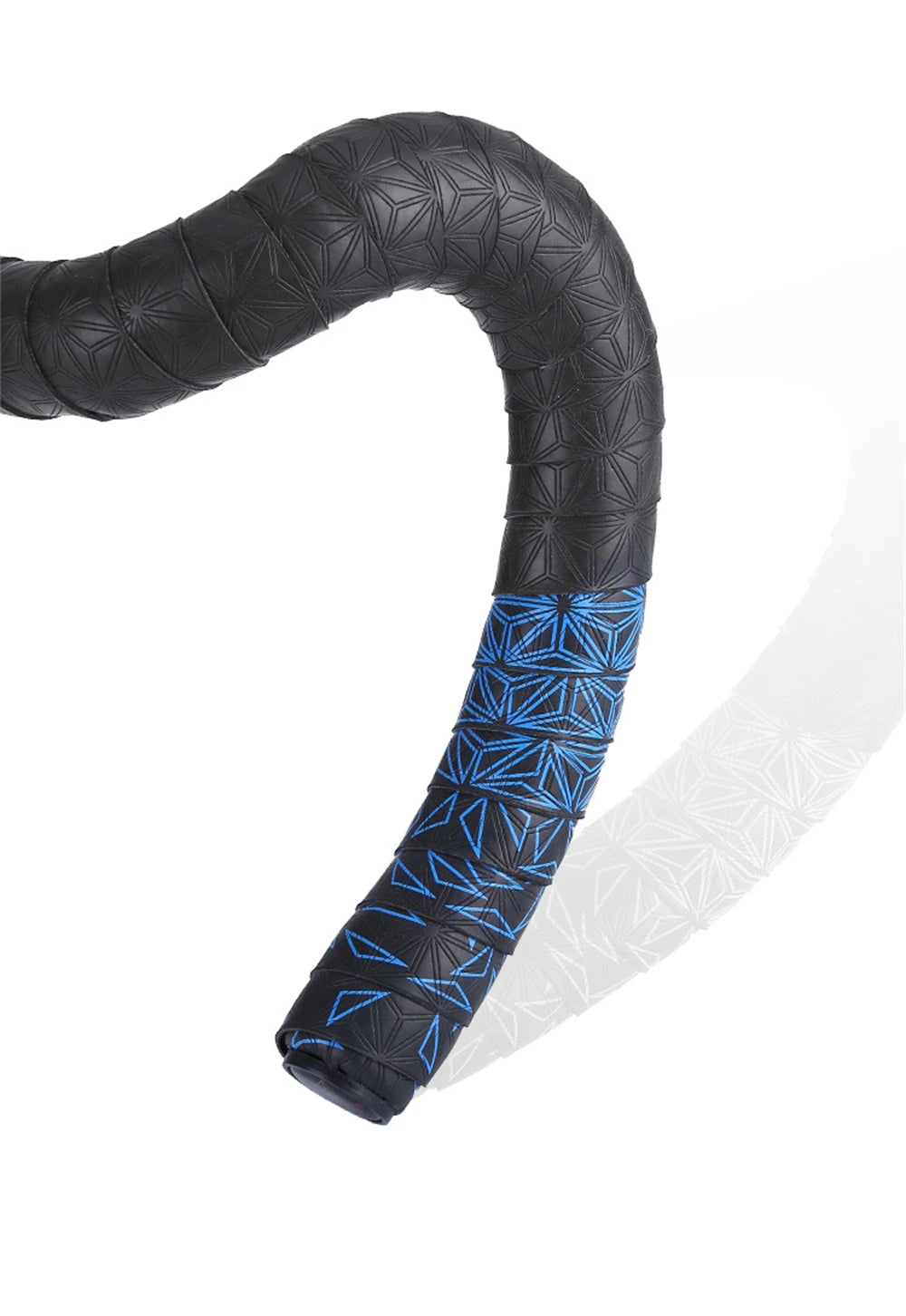 Nastro manubrio bici corsa 2pz PU antiscivolo ammortizzante con tappi manubrio