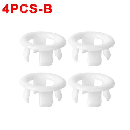Tappo Scarico Lavabo Universale in Plastica - Set 4 Pezzi, Accessori Bagno