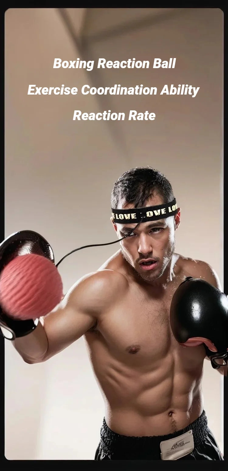 Palla Reflex da Testa in PU - Speedball Allenamento Riflessi Boxe MMA Muay Thai